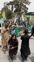 Youm-e-Istehsal rally held in Quetta with flags and banners