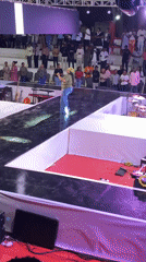 Female Singer Performs at Vodacom-Sponsored Arena Concert in Dar es Salaam
