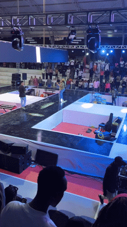 Female Singer Performs at Vodacom-Sponsored Arena Concert in Dar es Salaam