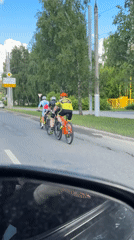 Routine daytime activities observed: cycling, construction work, child playing