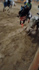 Late-night rodeo event draws crowds in Tinaquillo, Venezuela
