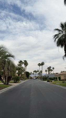 Quiet afternoon scenes captured in La Quinta residential area
