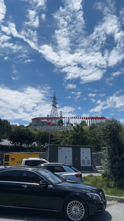 Morning scenes captured across Turkish districts show routine activities