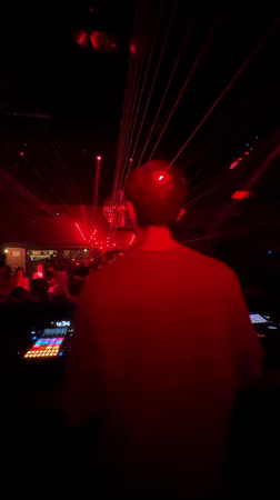 DJ performs at packed Mexico City nightclub