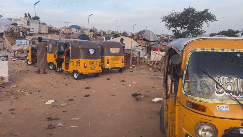 Daily life documented in Galadimawa Village settlement, Nigeria