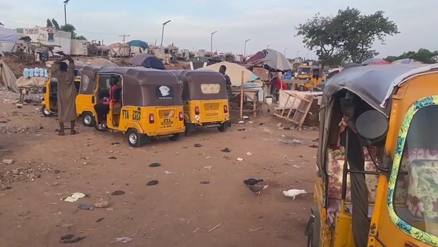 Daily life documented in Galadimawa Village settlement, Nigeria