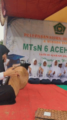 School event with student activities held in Blangriek, Indonesia