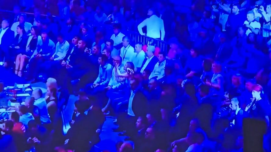 MMA event draws crowds to arena in Putilkovo, Russia