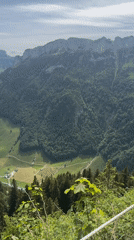 Tourist exploration documented at St. Beatus Caves, Swiss Alps