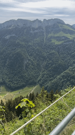 Tourist exploration documented at St. Beatus Caves, Swiss Alps