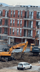 Construction activity documented across multiple Sofia locations