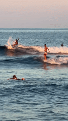 Morning surf session draws crowd to General Luna waters