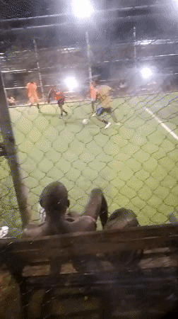 Evening recreation: soccer and pool games in Akwanga, Nigeria