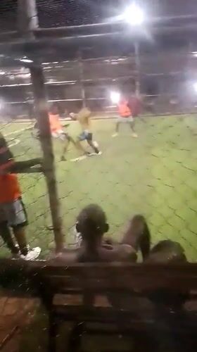 Evening recreation: soccer and pool games in Akwanga, Nigeria