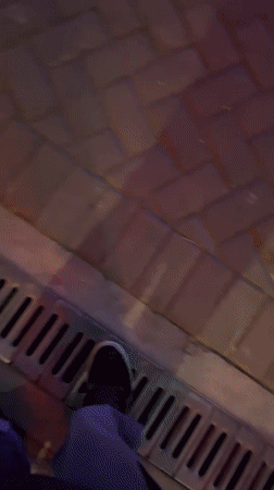 Police surround prone person in Buenos Aires nightlife district
