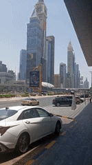Morning scenes documented around Dubai's Museum of the Future