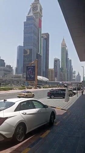 Morning scenes documented around Dubai's Museum of the Future