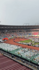 Stadium event draws crowds in Bata, Equatorial Guinea