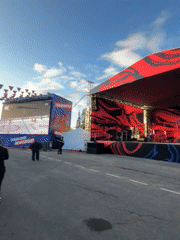 Lokomotiv-branded outdoor concert draws crowds in Shebunino, Russia