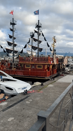 Witness captures waterfront scenes in Batumi, Georgia
