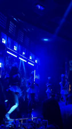 Live club performance and crowd scenes in Nesebar, Bulgaria