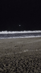 Nighttime scenes captured in Iquique showing 2027 countdown clock