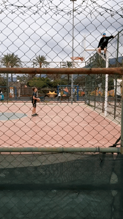 Outdoor recreation area activity observed in Alanya, Turkey