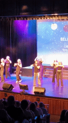 Musical theater performance captures audience in Ripollet, Spain