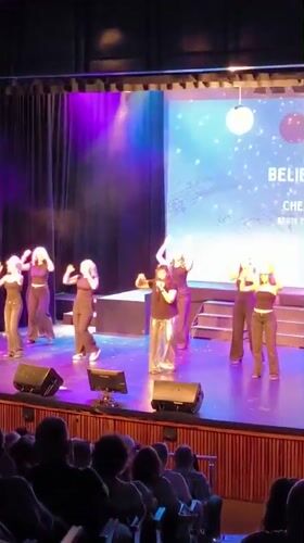 Musical theater performance captures audience in Ripollet, Spain
