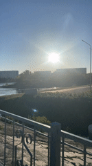 Daytime scenes captured around Kokshetau, Kazakhstan including river and cathedral