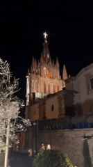 Nighttime scenes captured in historic San Miguel de Allende