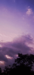Colorful sunset documented by witnesses in Vallecito, Venezuela