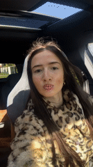 Couple shares quiet moment in car, Welwyn Hatfield