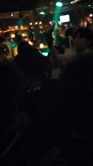 Nightclub scenes captured in Liangjiang, China during evening hours