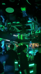 Busy nightclub scene captured in Varna, Bulgaria