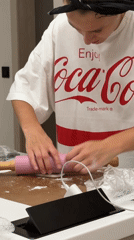 Homemade mochi prep in a Krasnoyarsk kitchen