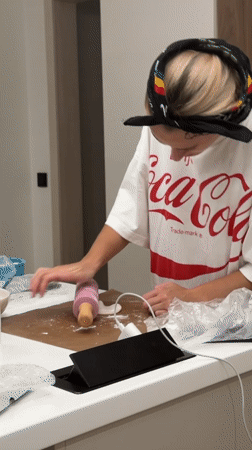 Homemade mochi prep in a Krasnoyarsk kitchen
