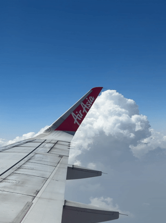 Passenger captures AirAsia wing view over Nepal skies
