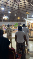 Early morning church gathering draws attendees in Jos, Nigeria