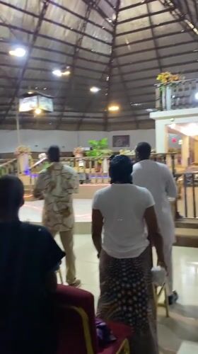 Early morning church gathering draws attendees in Jos, Nigeria