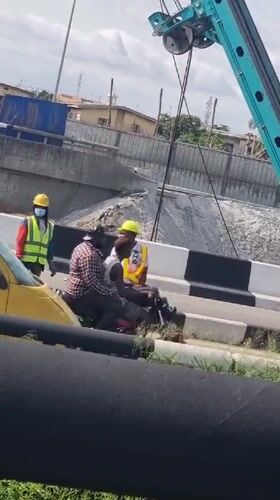 Construction operations and vehicle recovery across Lagos Nigeria