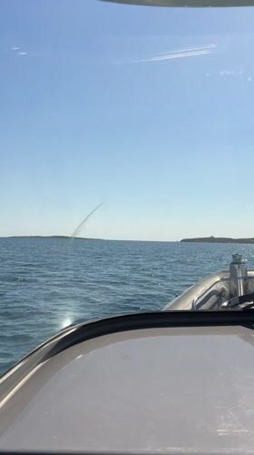 Boat journey recorded off Sardinian coast shows clear seas