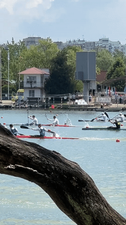 Kayak race held on Kuban River in Krasnodar