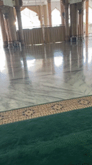 Mosque interior captured on video in Lhokseumawe, Indonesia