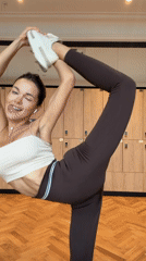 Woman's gym session and daily routine documented in Saint Petersburg