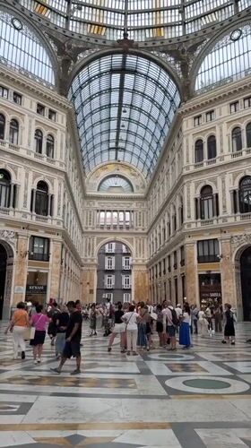 Exploring Galleria Umberto I and Naples streets on a June afternoon
