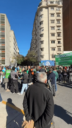 Buenos Aires protesters defend public university funding in street demonstration