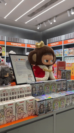 King character plush toy displayed at Thailand toy store