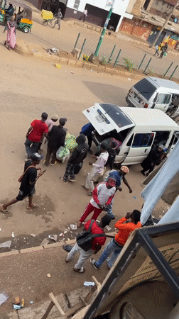 Morning street life documented in Bukuru, Nigeria