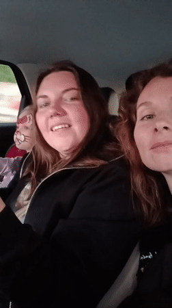 Two women observed in car in Yekaterinburg